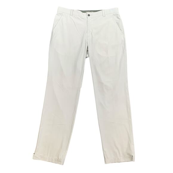 Nike Golf Pants Mens 34 Mint White Tour Performance Dri Fit Trajectory Tech - Picture 1 of 14